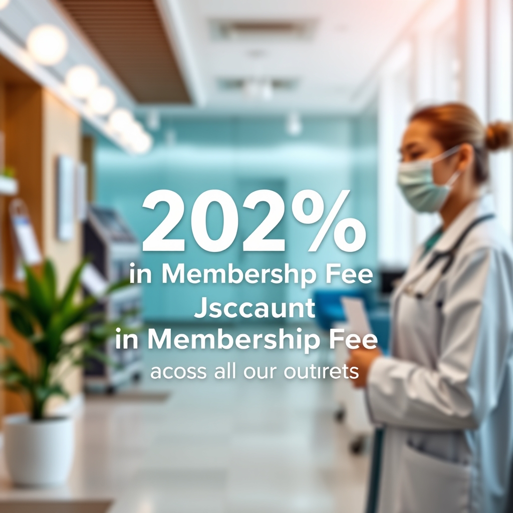 20% Discount in Membership Fee cover